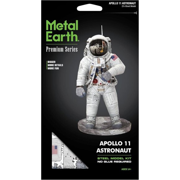 Fascinations Metal Earth Apollo 11 Astronaut Model Kit Steel Model PS2016 - Picture 1 of 7